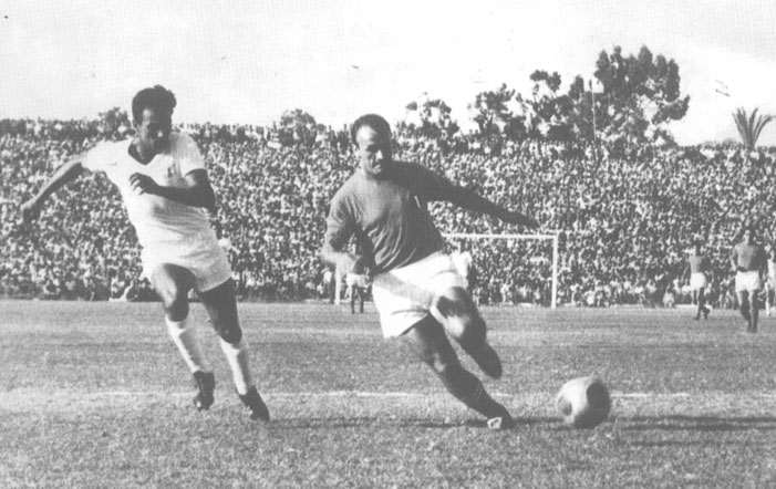 1961-ben, Tel Avivban, az Izrael-Olaszország mérkőzésen