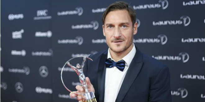 Laureus-díjat kapott Totti