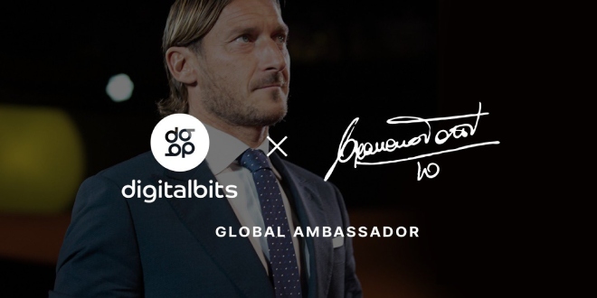 Francesco Totti a DigitalBits nagykövete lett